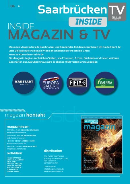 Unser Saarbrücken Magazin April 2017