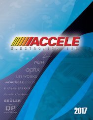Accele 2017 Catalog  SL