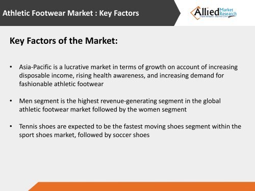 Athletic Footwear Market is Expected to Grow at a CAGR of 2.1% by 2022, Globally