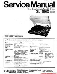 Technics SL-1900.pdf - Technics Catalogus