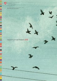 rapport annuel fedpol 2016