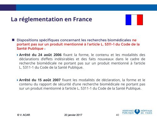 de la sécurité des personnes