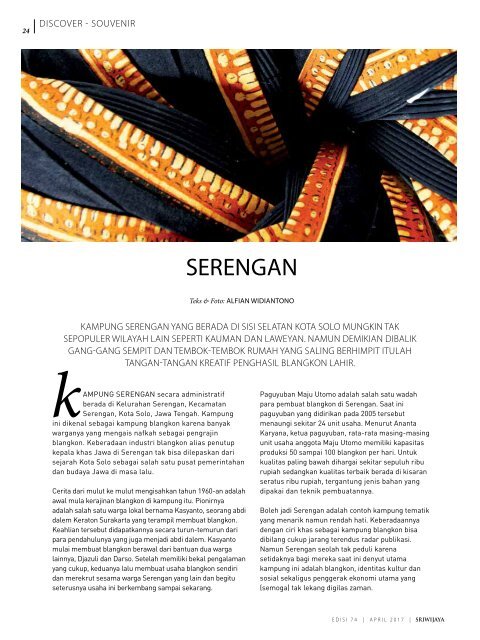 Sriwijaya April 2017