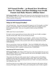 WP Funnel Profits Review-(GIANT) bonus & discount