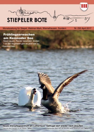Stiepeler Bote 250 - April 2017
