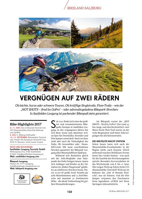 SPORTaktiv Bikeguide 2017