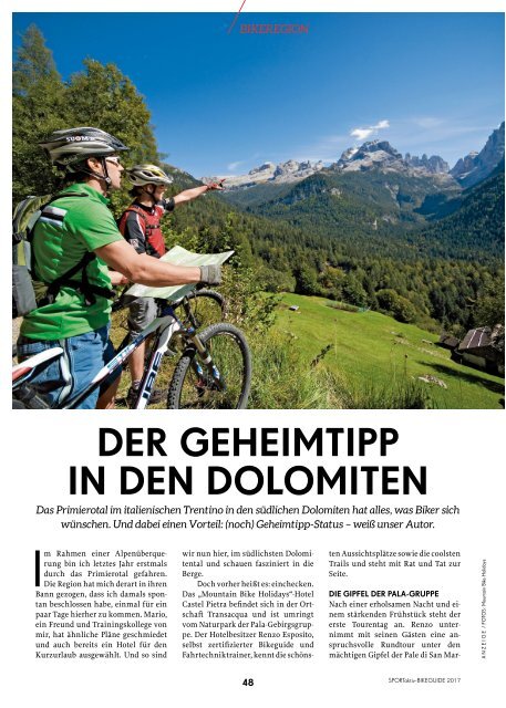 SPORTaktiv Bikeguide 2017