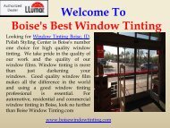 Residential Window Tinting Boise|Boise Window Tinting