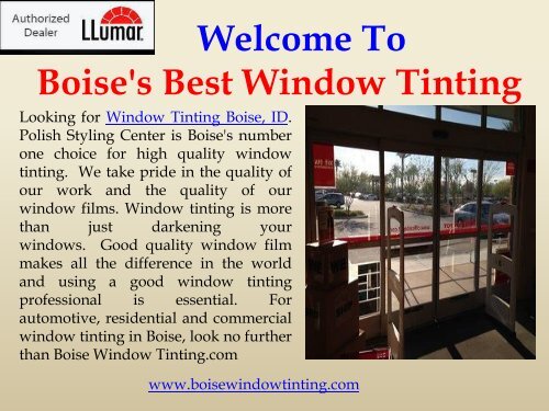 Residential Window Tinting Boise|Boise Window Tinting