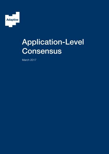 Application-Level Consensus