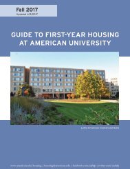 First-Year Housing Guide