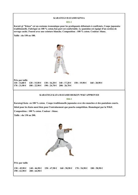 catalogue sabretooth karaté 2
