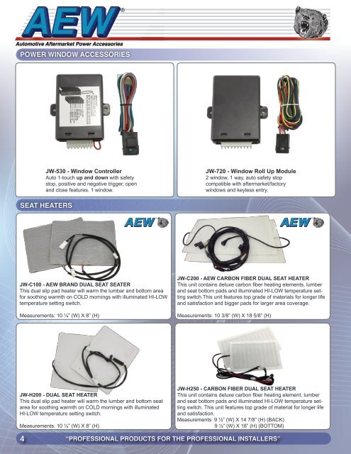 AEW Door Actuator Catalog