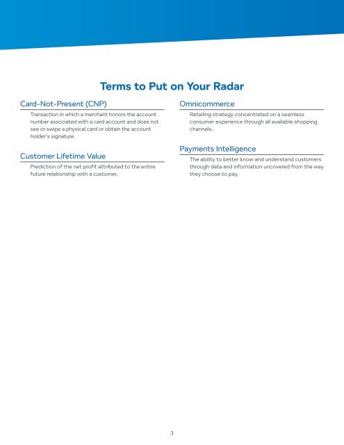 Payments Dictionary