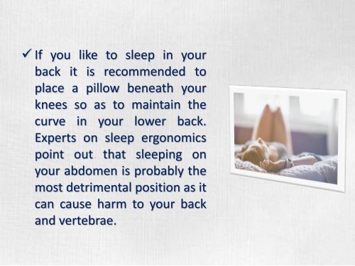 Chiropractic Center Alamo - Better Support and Better Sleep through Ergonomics