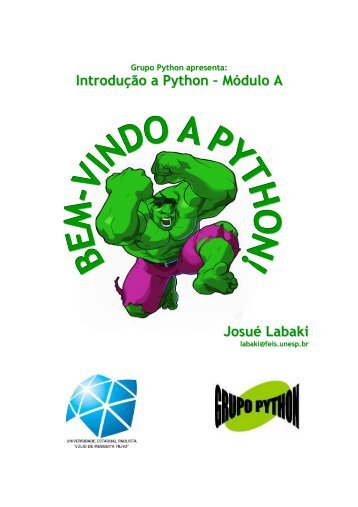 Módulo A - Bem-vindo a Python