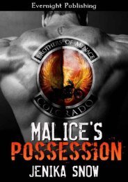 1 - Malice Possession - Jenika Snow