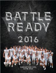 2016 Vandegrift Vipers Football Media Guide