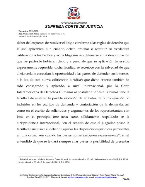 SUPREMA CORTE DE JUSTICIA