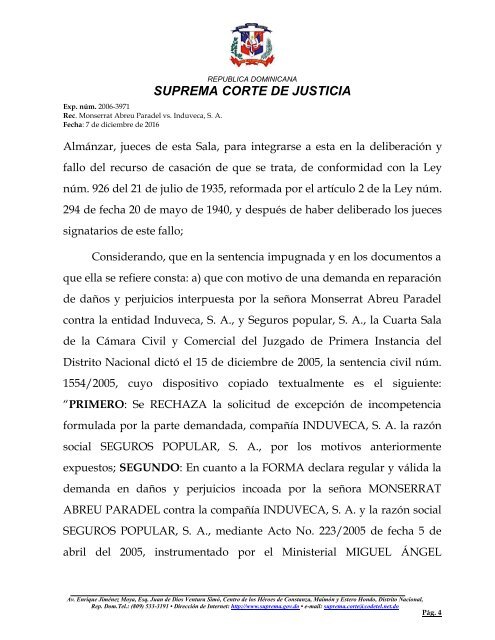 SUPREMA CORTE DE JUSTICIA