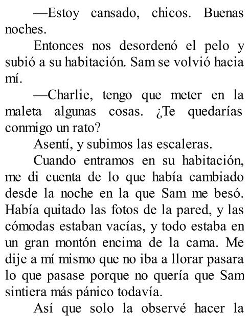 Las ventajas de ser un marginado - Stephen Chbosky