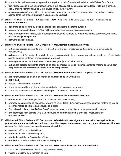 lições de direito econconômico leonardo vizeu figueiredo ed forense 2014