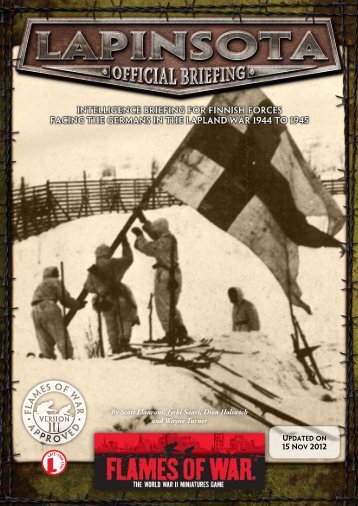 Finns in Lapin Sota (PDF)... - Flames of War