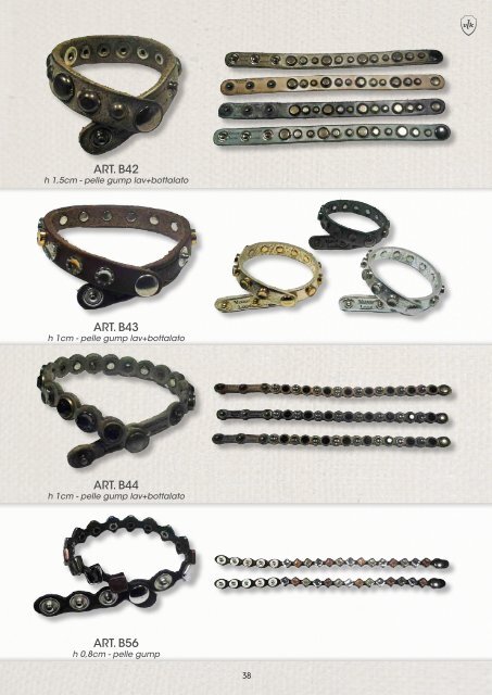 Catalogo cinture e bracciali Vision Look