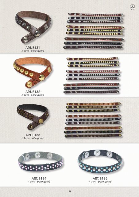 Catalogo cinture e bracciali Vision Look