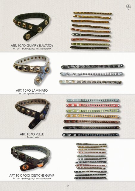 Catalogo cinture e bracciali Vision Look