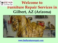 Furniture Repair Service in Chandler| Better Than New