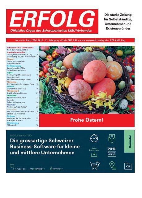 Erfolg_Ausgabe Nr. 4-5 - Apr/Mai 2017