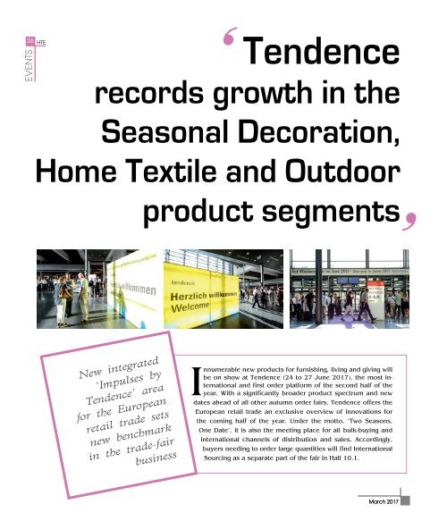   International Home Textile Magazine – March’17