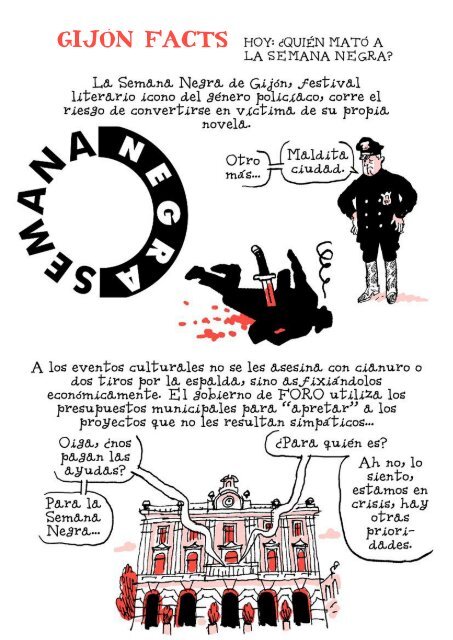 Gijón Facts: La Semana Negra es la punta del iceberg