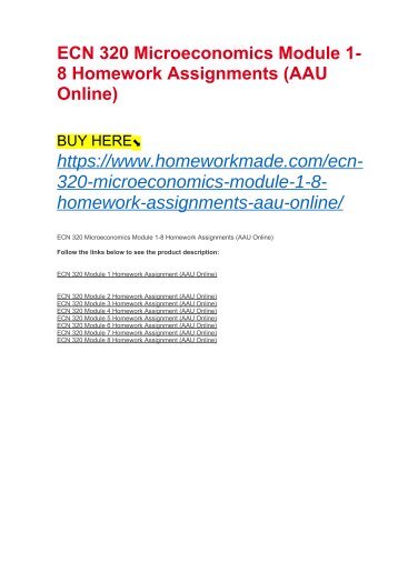 homework assignments online