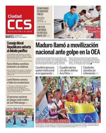 Maduro llamó a movilización nacional ante golpe en la OEA
