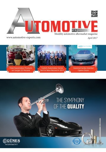 Automotive Exports  – April 2017