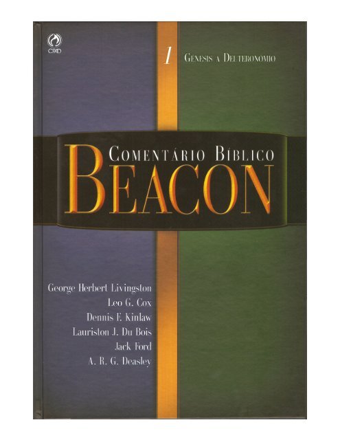 Comentário Beacon Volume 0 1 Pentateuco - 