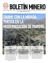 ENAMI CON LA MIRADA PUESTA EN LA MODERNIZACIÓN DE PAIPOTE