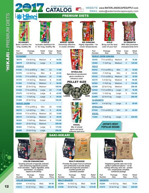 WLS Pond Products Catalog 2017