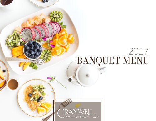 Cranwell Spa & Golf Resort Banquet Menu