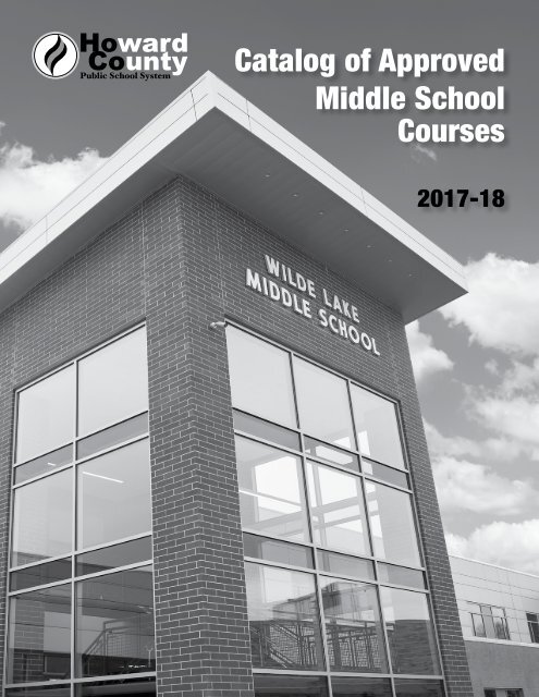 Catalog of Approved Middle School Courses