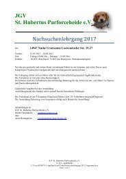 Nachsuchenlehrgang 2017_Programm