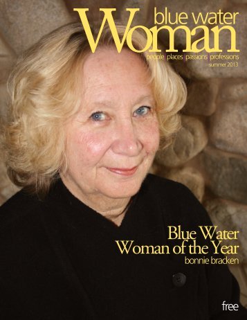 blue water woman--summer 2013