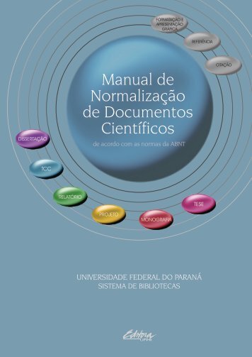 MANUAL DE NORMALIZAÇÃO DE DOCUMENTOS CIENTÍFICOS