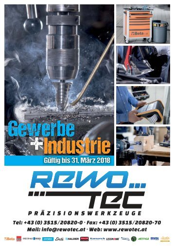 REWOTEC Gewerbe & Industrie Katalog 2017/18