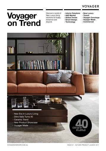 Voyager on Trend | Issue 1 | Autumn 2017 Product Launch