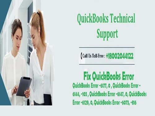 How to troubleshoot QuickBooks Error 1069? 18002044122