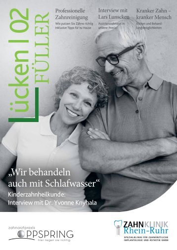 Patientenmagazin: Lueckenfueller 2.0