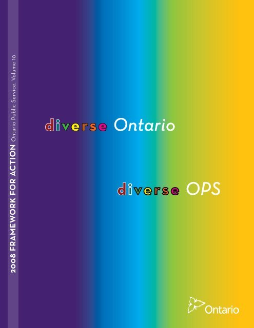 2008 Framework for Action - Diverse Ontario - Ontario.ca